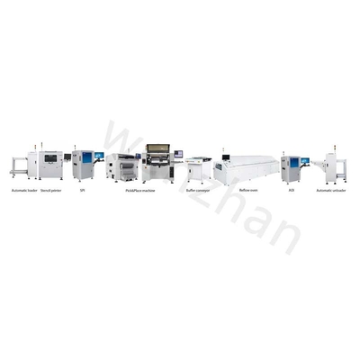 Mesin Produksi Elektronik SMT Full Automatic Line, Led Display SMT Production Line, SMT Production Line untuk Led Screen