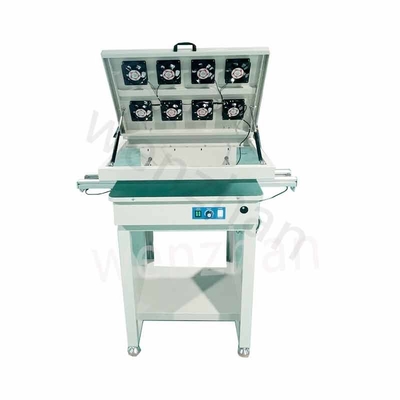 SMT 1M PCB Inspeksi Conveyor Kecepatan Penyesuaian Reflow Oven Pcb Conveyor Dengan Pendinginan