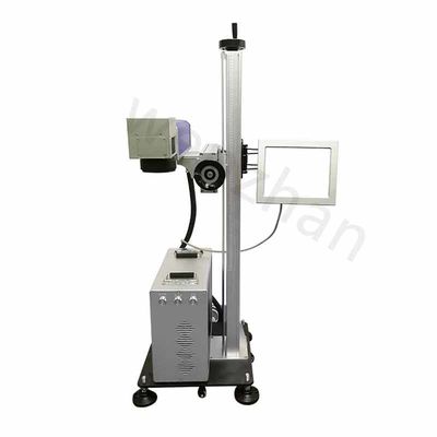 CO2 Flying Laser Marking Machine WZ-103F Untuk Kerajinan Hadiah Pakaian Sepatu Tas Dan Industri IC