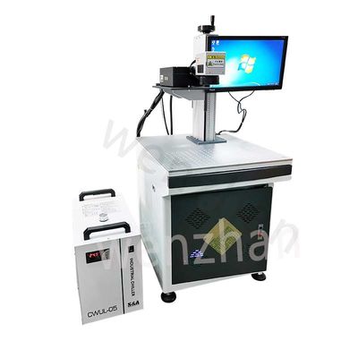 Mesin SMT Precision 1064nm 5W UV Laser Marking Machine Untuk Sapphire IC Grains Glass