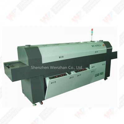 Keakuratan Tinggi 8 Zona Smt Smd Solder Reflow Oven Mesin Soldering Untuk Pengelasan PCB